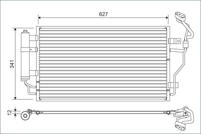 KONDENSER NISSAN LEAF