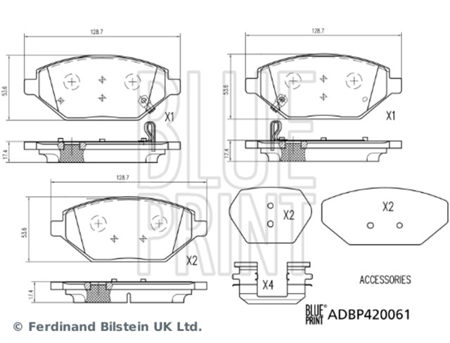 FREN BALATASI TAKIMI MONTAJ MALZEMESI OLAN OPEL KARL