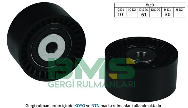 EKSANTRIK GERGI RULMANI P207 - 208 - 301 - 308 - 408 - 508 - PARTNER - BERLINGO - C3 - C4 - FIESTA - FOCUS - CMAX - MONDEO