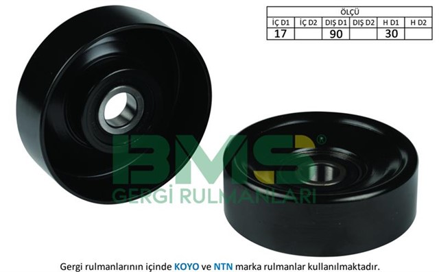 ALTERNATOR GERGI RULMANI FIESTA 1.8DI 00 - - FOCUS 1.8TDCI - 1.8DI - 1.8TDDI 98 - 04 - TOURNEO CONNECT 1.8D