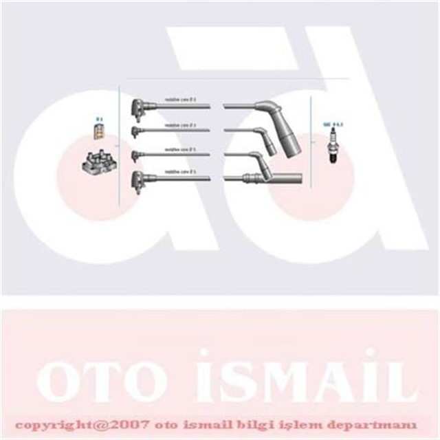 BUJI KABLO TK COROLLA 1.3 KRBRTR AE100 92 - 97