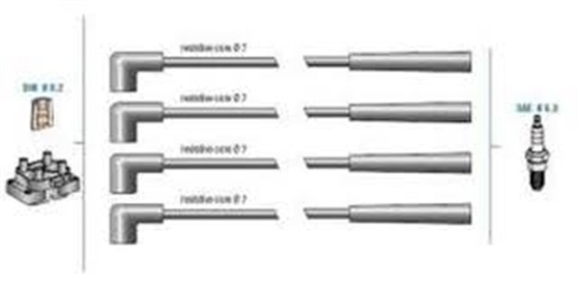 BUJI KABLO TK SAMARA - VEGA 1.5I