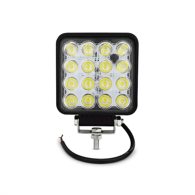 CALISMA LAMBASI 16 LED KARE 12 - 24V 25MM