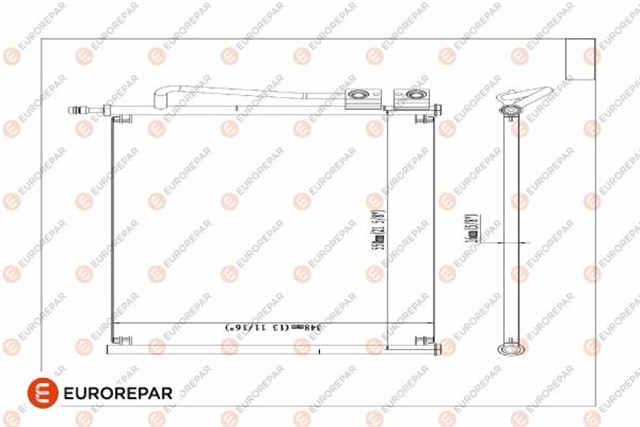 KLIMA RADYATORU KONDANSER FIESTA FUSION 1.25 1.4 1.6 1.4TDCI 02 08 MAZDA 2 125 1.4