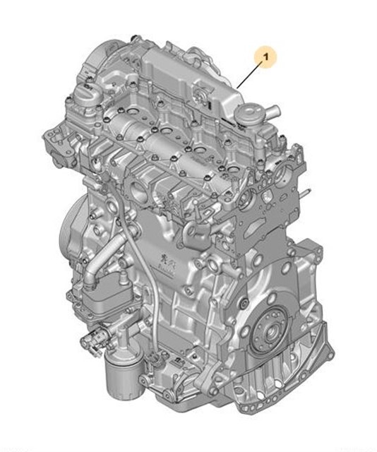 KOMPLE MOTOR BOXER - JUMPER - MONDEO IV DW10FU 2.0 BLUEHDI - TDCI