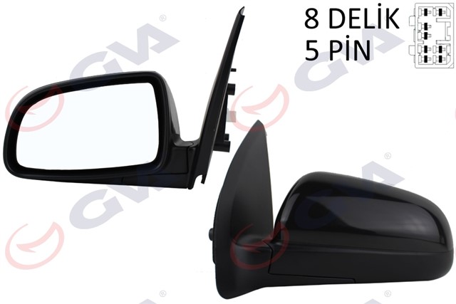 DIS DIKIZ AYNASI SOL AVEO 04 ELEKTRIKLI ISITMALI KONVEKS