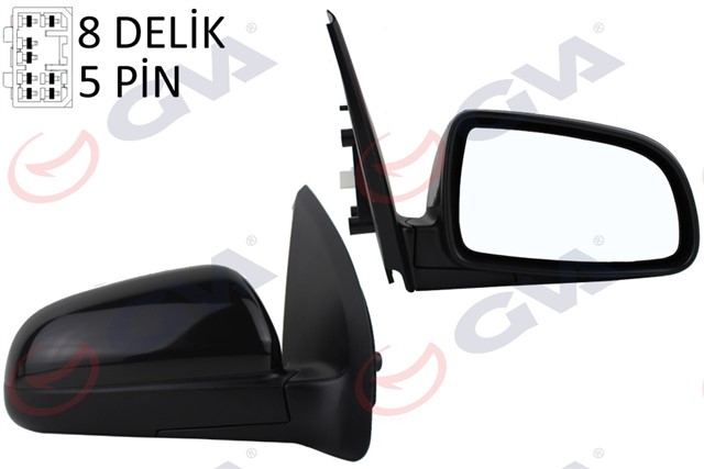 DIS DIKIZ AYNASI SAG AVEO 04 ELEKTRIKLI ISITMALI KONVEKS