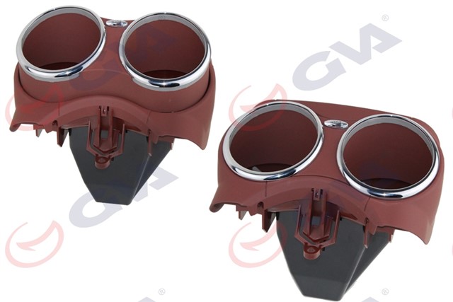 BARDAKLIK ORTA KONSOL KIRMIZI KROM MERCEDES CLS C219 06 - 2011