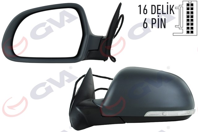 AYNA KOMPLE L 6 PIN OCTAVIA 09 - 13