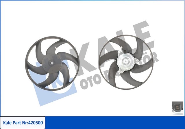 FAN MOTORU CITROEN BERLINGO - XANTIA - ZX - XANTIA - XSARA PEUGEOT P306 - P406 - PARTNER 250W - 335MM