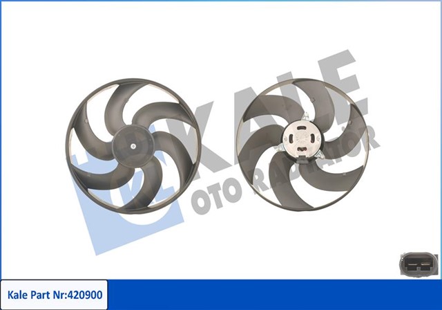 FAN MOTORU PERVANELI CLIO I 260W - 380MM DAVLUMBAZ YOK