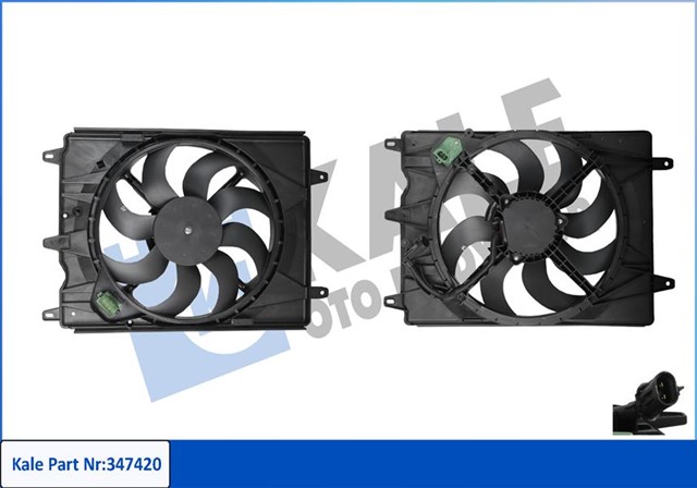 FAN MOTORU DAVLUMBAZLI FIAT EGEA 1.3MTJ - 1.4 95PS