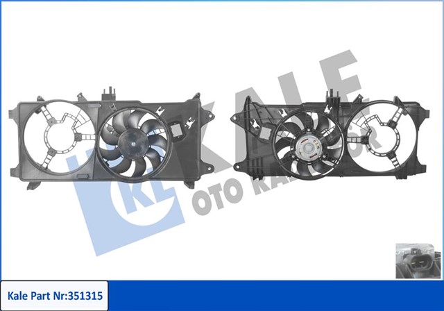 FAN MOTOR DAVLUMBAZ FIAT DOBLO 1.9 JTD MPV 119 - 223