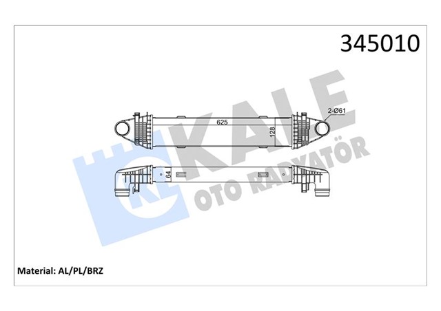 TURBOSARJ RADYATORU MERCEDES W204 S204 C204 W212 C207 R172