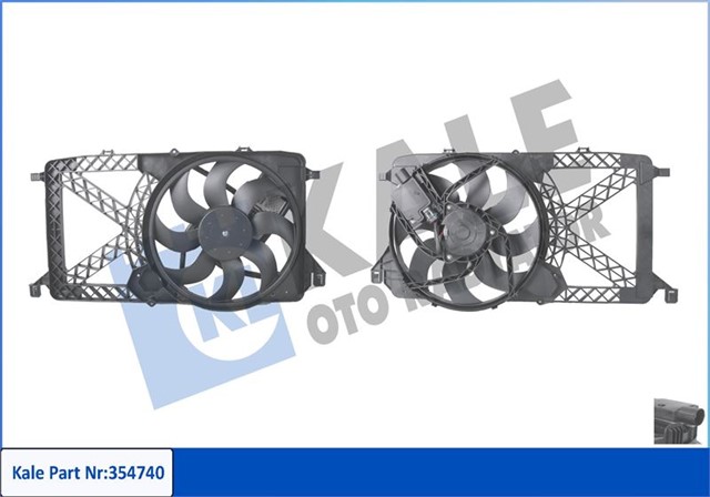 FAN MOTORU KOMPLE TRANSIT V347 2.2 TDCI 06 11
