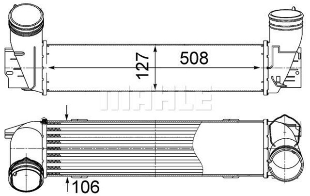 TURBO RADYATORU BMW M57 D30 E90 N47 D20 E84