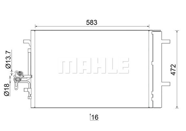 KLIMA RADYATORU 276DT DISCOVERY 3 L319 04 09 DISCOVERY 4 L319 09 18