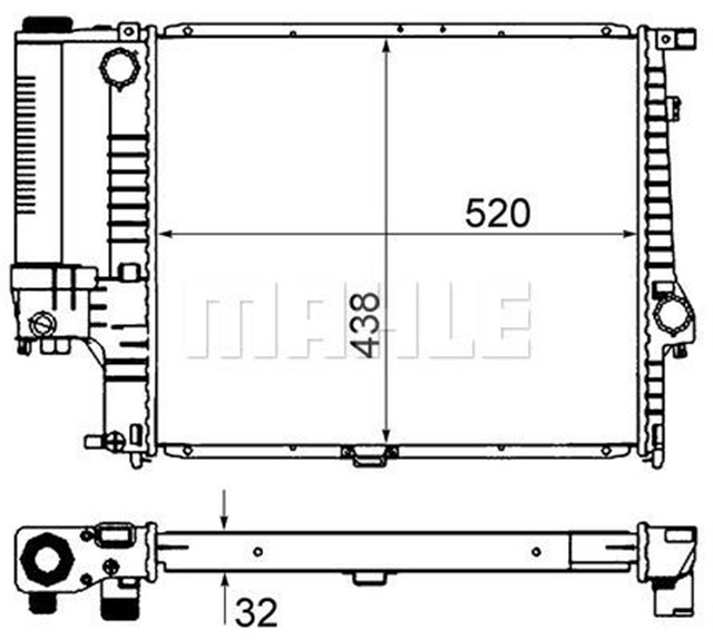 MOTOR SU RADYATORU BMW M20 B20 B25 M50 B20 E34 90 95 M40 E30 87 91