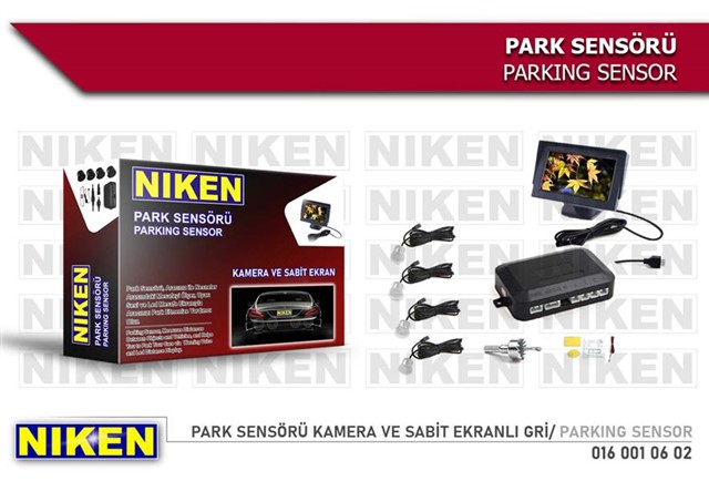 PARK SENSORU KAMERA VE SABIT EKRANLI GRI 22MM