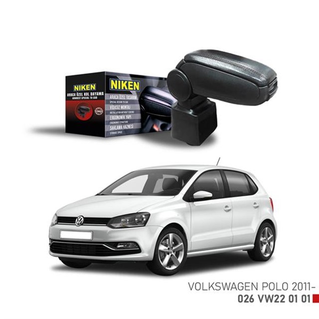 ARACA OZEL KOL DAYAMA SIYAH VW POLO 11
