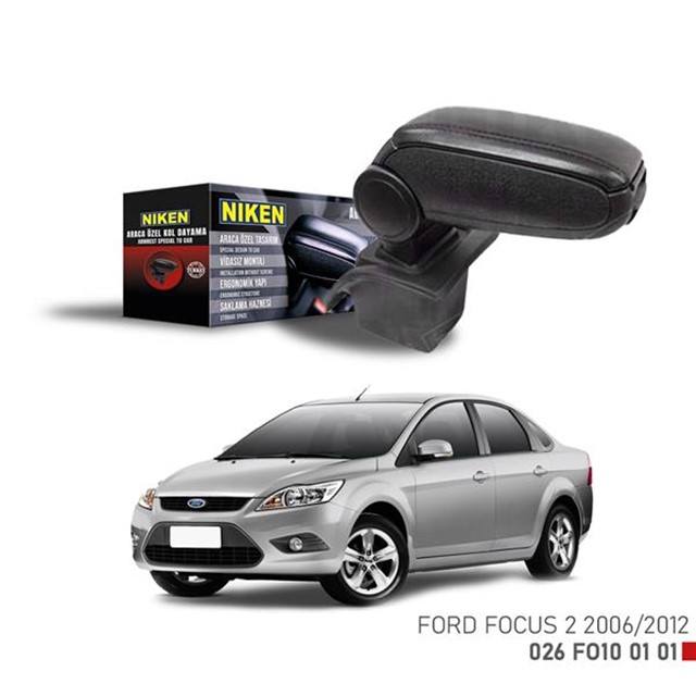 ARACA OZEL KOL DAYAMA SIYAH FORD FOCUS II 06 - 12