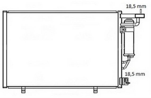 KLIMA RADYATORU KOMPLE B - MAX 12 TOURNEO COURIER C4A 14
