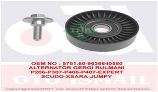 ALTERNATOR GERGI RULMANI P206 - 307 - 406 - 407 - 607 - 807 - EXPERT - C5 - C8 - JUMPY 1.8 16V - 2.0 16V - 2.0 - 2.2