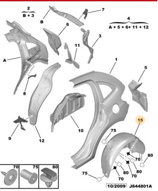 ARKA CAMURLUK DAVLUMBAZI SAG C3 - DS3