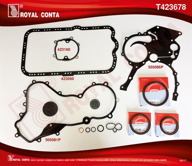 ALT TAKIM CONTA CORTECO KECELI MASTER 2.2 - 2.5 DCI G9T - G9U