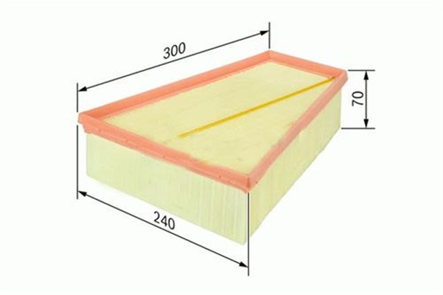 HAVA FILTRESI FORD GALAXY - MONDEO IV - SMAX - VOLVO V70 - S80 1.6 - 1.8 - 2.0 TDCI 07