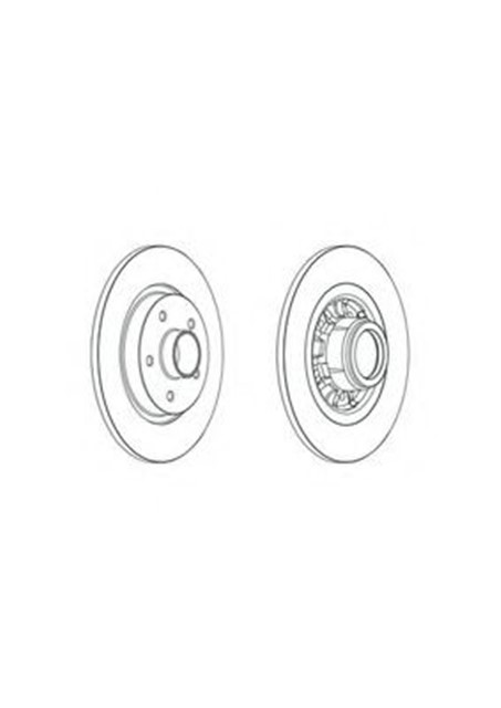 ARKA FREN AYNASI RULMANLI KNG 1.6 - 1.6 16V - 1.5 DCI 2010 300X11X88X5DL DOLU 8200381148