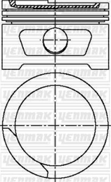 MOTOR PISTON SEGMAN STD ASCONA - KADET