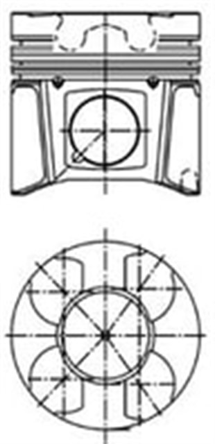 MOTOR PISTON SEGMAN MASTER II - MOVANO 2.5 DCI G9U 0.50
