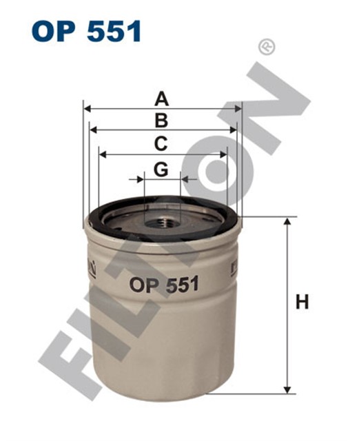 YAG FILTRESI OPEL KADETT - D 1.3 N 60HP 08/79 - 08/84