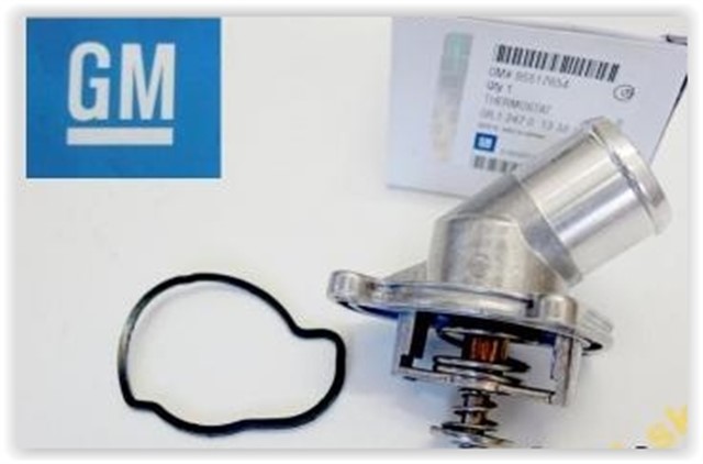 TERMOSTAT KOMPLE 92C ASTRA F - G - H - CORSA B - C - D - COMBO - TIGRA TWINPORT - 1.2 16V - 1.2 - 1.4