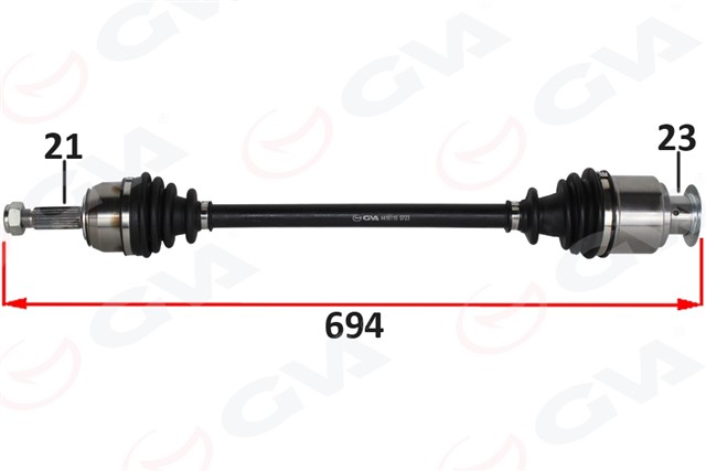 ON AKS SAG RENAULT EXPRESS F40.G40 1.9 D UZUNLUK 85 - 98