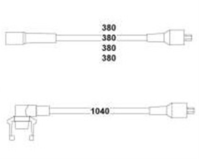 BUJI BOBIN KABLOSU SIYAH R9 BRODWAY - R19 1.4 - 1.6 8V
