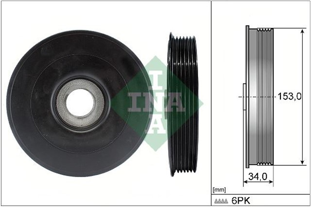 KRANK KASNAGI P107 - 207 - P307 - P308 - P406 - P407 - PARTNER - BERLINGO - C1 - C2 - C3 - C4 - XSARA - FOCUS II - FIESTA 02 1.4 - 1.6 HDI - TDCI VOLVO C30 06 12 1.6D S40 II 05 12 1.6D V50 05 12 1.6D MAZDA II 1.4CD III 1.6DI