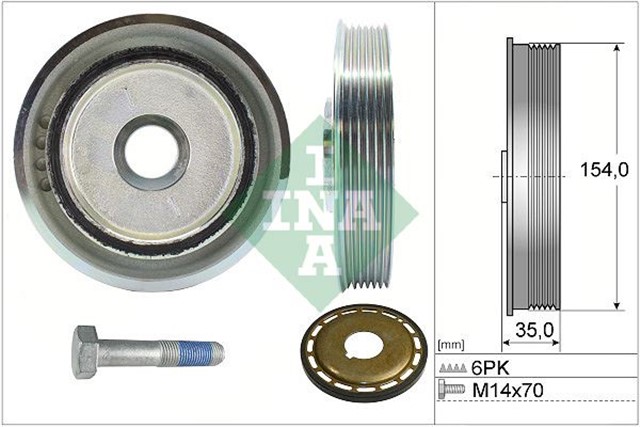 CRANK/PUL/KIT FEAD SINGLE 208