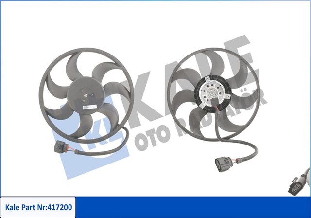 FAN MOTORU DAVLUMBAZLI SOL VW MULTIVAN V - TRANSPORTER V 450W - 420MM