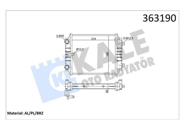 AUDI A1 A3 S3 TT 12 20 - SEAT LEON 2.0 CUPRA 13 20 - SKODA SUPERB 2.0TSI 4X4 15 - VOLKSWAGEN GOLF GTI GOLF JETTA PASSAT 2.0TSI 14 CJX DJH 280HP 310HP AT ARA SOGUTUCU BRAZING 215X188X26 S