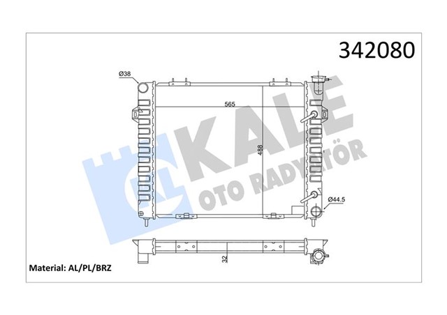 RADYATOR JEEP GRAND JEEP CHEROKEE AL - PL - BRZ