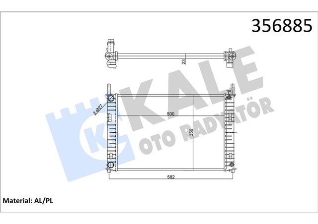 MOTOR SU RADYATORU FIESTA 1.25 16V 1.4 16V 1.4TDCI 01 08 MAZDA II 1.4CD MANUEL MEKANIK SISTEM