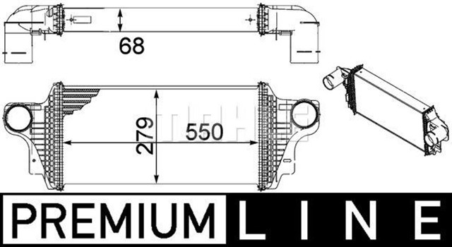 TURBOSARJ RADYATORU MERCEDES X164 W164