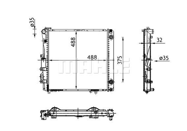 MOTOR SU RADYATORU MERCEDES S - CLASS M103 W126 85 91