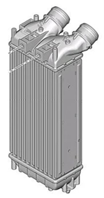 INTERCOOLER BRAZING INTERCOOLER A/M 300X145X76 308 - 3008 - 5008 1.2 - 1.6HDI - PARTNER - BERLINGO 1.6HDI 08 96514