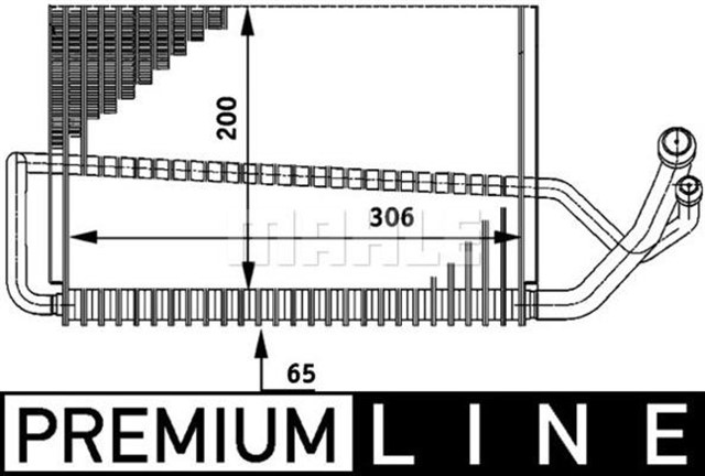 EVAPORATOR MERCEDES C219 W211 S211