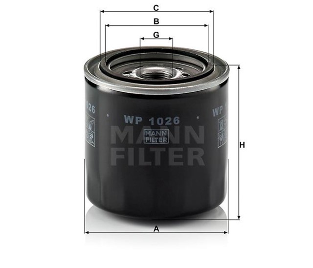 YAG FILTRESI TOYOTA COROLLA IX VERSO 2.0 D - 4D 90HP 01/02 - 05/04