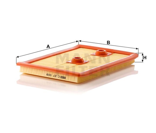 HAVA FILTRESI GOLF7 - A3 - LEON - PASSAT - TIGUAN CJZA - CJZB - CYVA - CYVB - CPVA 1.2 - 1.4 TSI 13 - 