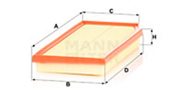 HAVA FILTRESI MERCEDES M264 W205 S205 C205 A205 C257 W213 C238 A238 X253 C253